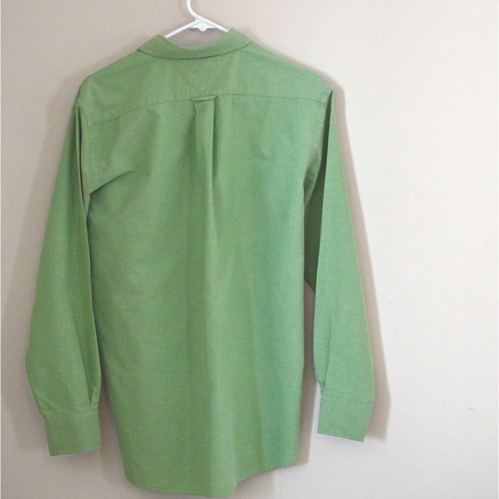 Men’s Tommy Hilfiger Light Green Button Up Long Sleeve